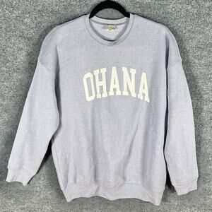 Oat Collective lavender crewneck sweatshirt OHANA Large